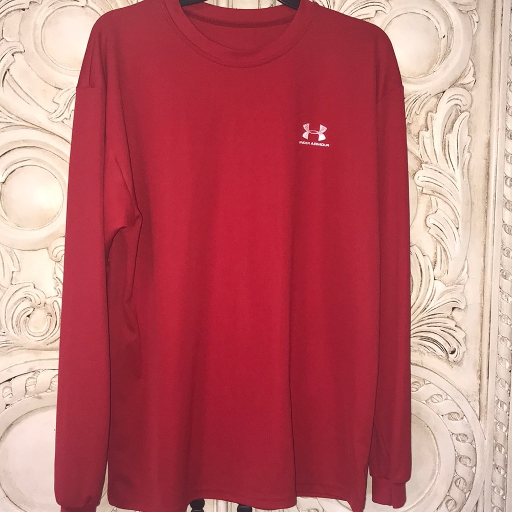 Red Under Armour Dri-fit Shirt✅